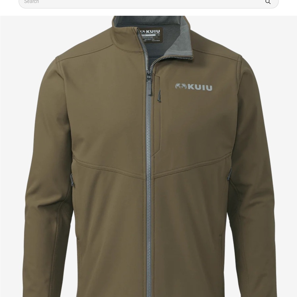 KUIU Men's Olive Green Softshell Field Jacket